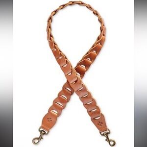 Patricia Nash Bella Vista Woven Leather Guitar Strap NWT